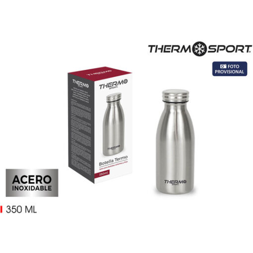 BOTELLA TERMO ACERO 350ML SILVER THERMOSPORT