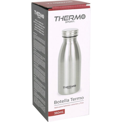 BOTELLA TERMO ACERO 350ML SILVER - Imagen 5