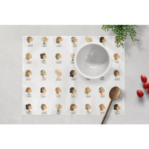 PACK MANTEL INDIVIDUAL RESINADO 45X35 MUJERES. Nuestro objetivo es darle un toque de color y alegría a tu mesa. Fabricamos y confeccionamos cada mantel con mucho amor. Todos los manteles están confeccionados con tejido 100% algodón