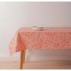 Mantel antimanchas jacquard Bacoli 32010D2 Caldera. Mantel confeccionado con un innovador acabado resinado