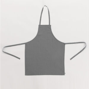DELANTAL SIN BOLSILLO 100% LINO ANTRACITHE. Delantal unisex sin bolsillo sin lazada trasera. Tacto suave