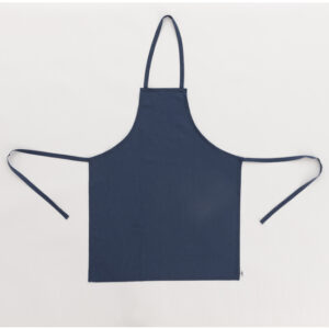 DELANTAL SIN BOLSILLO 100% LINO NIGHT BLUE. Delantal unisex sin bolsillo sin lazada trasera. Tacto suave