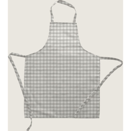 Delantal sin bolsillo Cuadros 150-10  Categoría: Vichy Lovers  Calidad: Tejido 100% algodón orgánico 300 grs.  Delantal unisex sin bolsillo sin lazada trasera. Tacto suave