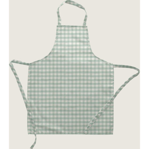 Delantal sin bolsillo Cuadros 150-12  Categoría: Vichy Lovers  Calidad: Tejido 100% algodón orgánico 300 grs.  Delantal unisex sin bolsillo sin lazada trasera. Tacto suave