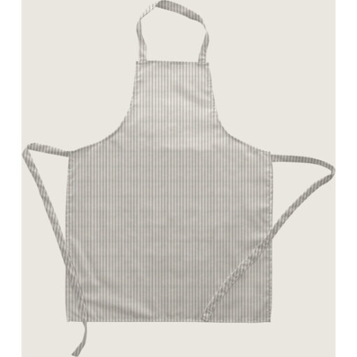 Delantal sin bolsillo Raya 50-10  Categoría: Vichy Lovers  Calidad: Tejido 100% algodón orgánico 300 grs.  Delantal unisex sin bolsillo sin lazada trasera. Tacto suave