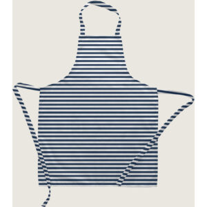 Delantal sin bolsillo modelo 0120-134  Categoría: Complementos  Calidad: Tejido 100% algodón orgánico 300 grs.  Delantal unisex sin bolsillo en la parte frontal y lazada trasera. Tacto suave