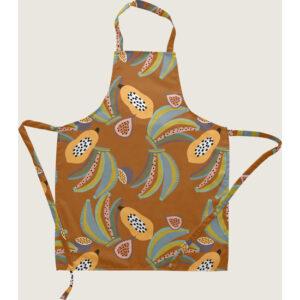 Delantal sin bolsillo modelo 0120-125  Categoría: Complementos  Calidad: Tejido 100% algodón orgánico 300 grs.  Delantal unisex sin bolsillo en la parte frontal y lazada trasera. Tacto suave