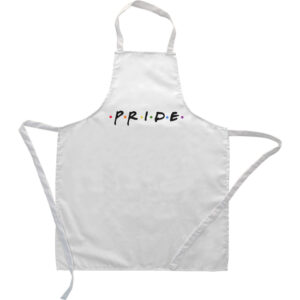 DELANTAL PRIDE 132. ¡Muestra tu apoyo a la inclusión y la igualdad de género mientras cocinas con nuestro delantal exclusivo del Día del Orgullo LGTBIQ+! Con un diseño colorido y vibrante que representa la diversidad