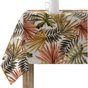 Mantel resinado antimanchas modelo V5  Categoría: Nueva colección algodón  Calidad: Tejido 100% algodón resinado antimanchas (tacto plastificado).  Mantel confeccionado antimanchas