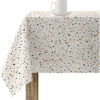 Mantel resinado antimanchas modelo 0120-67  Categoría: Lisos y Básicos  Calidad: Tejido 100% algodón resinado antimanchas (tacto plastificado).  Mantel confeccionado antimanchas