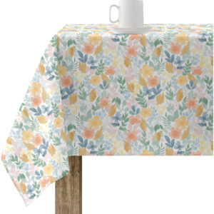 Mantel resinado antimanchas modelo 0120-192  Categoría: Nueva colección algodón  Calidad: Tejido 100% algodón resinado antimanchas (tacto plastificado).  Mantel confeccionado antimanchas