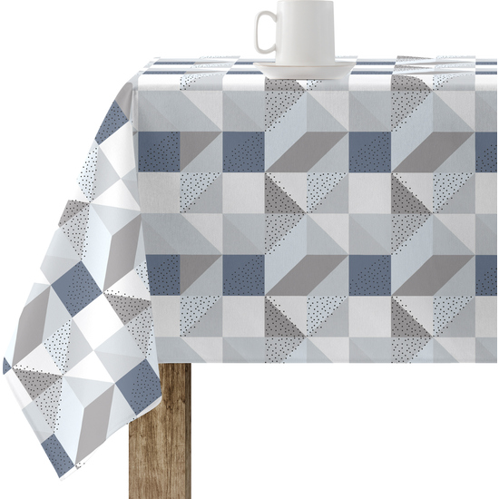 Mantel resinado antimanchas modelo Ivet 124 Categoría: Bestsellers Calidad: Tejido 100% algodón resinado antimanchas (tacto plastificado). Mantel confeccionado antimanchas