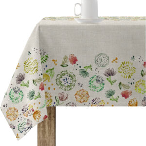 Mantel resinado antimanchas modelo 0120-78  Categoría: Nueva colección algodón  Calidad: Tejido 100% algodón resinado antimanchas (tacto plastificado).  Mantel confeccionado antimanchas