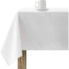 MANTEL RESINADO ANTIMANCHAS MODELO LISO BLANCO 103. Mantel confeccionado antimanchas
