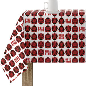 Mantel resinado (tacto plastificado) antimanchas modelo LCDP 01 W  Modelo: LCDP 01 W Color: multicolor Composición: Tejido 100% algodón resinado. Tipo de Confección:  Tipo de Estampación: Estampamos en pigmento