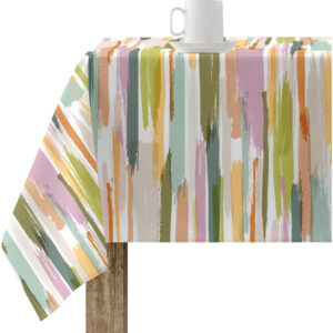 Mantel resinado antimanchas modelo 0120-191  Categoría: Nueva colección algodón  Calidad: Tejido 100% algodón resinado antimanchas (tacto plastificado).  Mantel confeccionado antimanchas