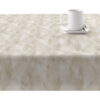 Mantel resinado antimanchas modelo 0120-288  Categoría: Lisos y Básicos  Calidad: Tejido 100% algodón resinado antimanchas (tacto plastificado).  Mantel confeccionado antimanchas