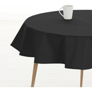 Mantel redondo resinado antimanchas Rodas 319  Categoría: Manteles XL y redondos  Calidad: Tejido 100% algodón resinado antimanchas (tacto plastificado).  Mantel redondo confeccionado antimanchas