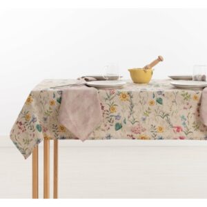10% poliéster  El lino no necesita demasiada presentación. Estos manteles de algodón y lino inspiran naturaleza