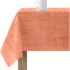 Mantel resinado antimanchas modelo 0120-121 Categoría: Lisos y Básicos Calidad: Tejido 100% algodón resinado antimanchas (tacto plastificado). Mantel confeccionado antimanchas