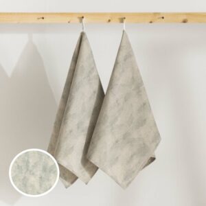 Pack 2 unidades paño de cocina 0120-287  Categoría: Lino estampado  Calidad: 30% Lino