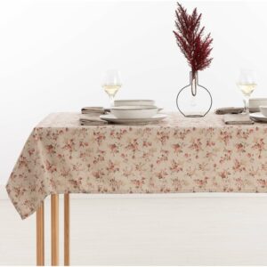 10% poliéster  El lino no necesita demasiada presentación. Estos manteles de algodón y lino inspiran naturaleza