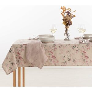 10% poliéster El lino no necesita demasiada presentación. Estos manteles de algodón y lino inspiran naturaleza