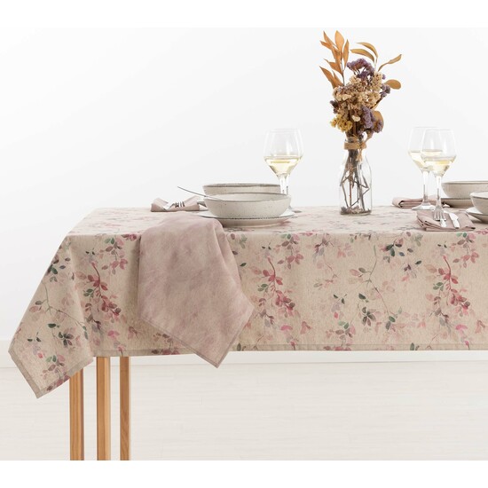 10% poliéster El lino no necesita demasiada presentación. Estos manteles de algodón y lino inspiran naturaleza