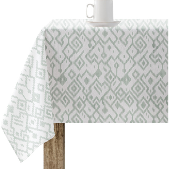 Mantel resinado antimanchas modelo 220-11 Categoría: ULTIMAS OPORTUNIDADES Calidad: Tejido 100% algodón resinado antimanchas (tacto plastificado). Mantel confeccionado antimanchas