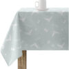 Mantel resinado (tacto plastificado) antimanchas modelo Hedwig Mint