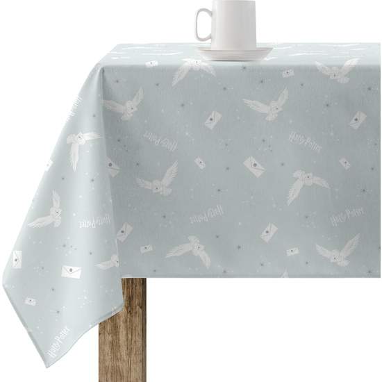 Mantel resinado (tacto plastificado) antimanchas modelo Hedwig Mint