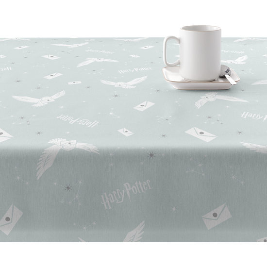 MANTEL RESINADO (TACTO PLASTIFICADO) ANTIMANCHAS MODELO HEDWIG MINT - Imagen 2