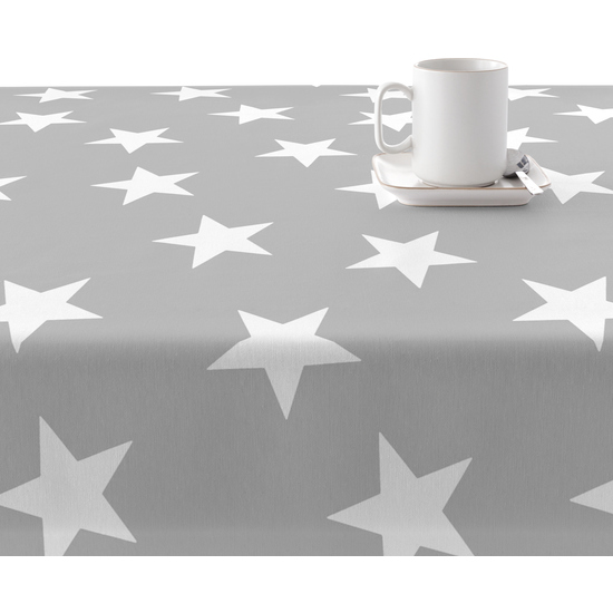 Mantel resinado antimanchas modelo E-Polar Gris Categoría: ULTIMAS OPORTUNIDADES Calidad: Tejido 100% algodón resinado antimanchas (tacto plastificado). Mantel confeccionado antimanchas