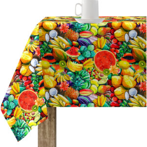 Mantel resinado antimanchas modelo 0120-126  Categoría: ULTIMAS OPORTUNIDADES  Calidad: Tejido 100% algodón resinado antimanchas (tacto plastificado).  Mantel confeccionado antimanchas