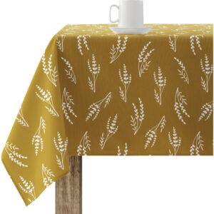 Mantel resinado antimanchas modelo 220-19  Categoría: ULTIMAS OPORTUNIDADES  Calidad: Tejido 100% algodón resinado antimanchas (tacto plastificado).  Mantel confeccionado antimanchas