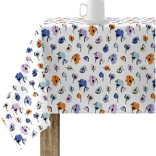 Mantel resinado antimanchas modelo 0120-193 Categoría: ULTIMAS OPORTUNIDADES Calidad: Tejido 100% algodón resinado antimanchas (tacto plastificado). Mantel confeccionado antimanchas