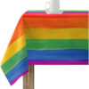 MANTEL RESINADO ANTIMANCHAS PRIDE 80 100X140. Agrega un toque de inclusión y conciencia social a tu mesa con nuestros manteles resinados antimanchas. Con un diseño vibrante y único basado en el Día del Orgullo LGTBIQ+