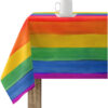 MANTEL RESINADO ANTIMANCHAS PRIDE 80 300X140. Agrega un toque de inclusión y conciencia social a tu mesa con nuestros manteles resinados antimanchas. Con un diseño vibrante y único basado en el Día del Orgullo LGTBIQ+
