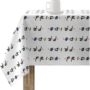 MANTEL RESINADO ANTIMANCHAS PRIDE 83 100X140. Agrega un toque de inclusión y conciencia social a tu mesa con nuestros manteles resinados antimanchas. Con un diseño vibrante y único basado en el Día del Orgullo LGTBIQ+
