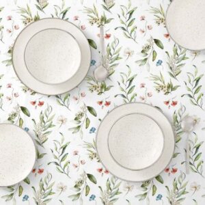 mantiene una flexibilidad que evita que se vuelva completamente rígido. Este mantel es 100% algodón orgánico