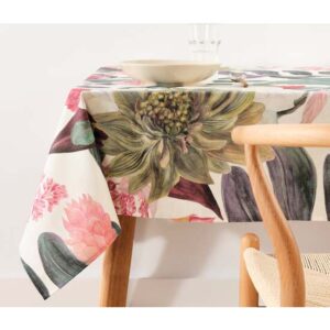 Mantel resinado antimanchas 0318-105. Dale un toque elegante y práctico a tu mesa con nuestro mantel antimanchas. Con dos capas de resina y una de teflón