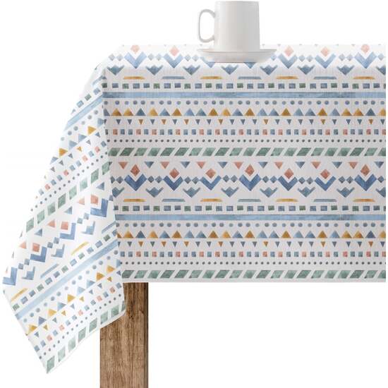 Mantel resinado antimanchas 220-15. Mantel confeccionado con tecnología antimanchas