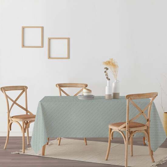mantiene una flexibilidad que evita que se vuelva completamente rígido. Este mantel es 100% algodón orgánico