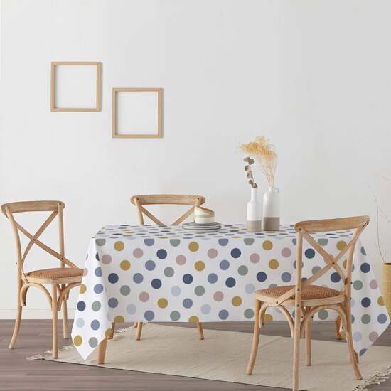 mantiene una flexibilidad que evita que se vuelva completamente rígido. Este mantel es 100% algodón orgánico