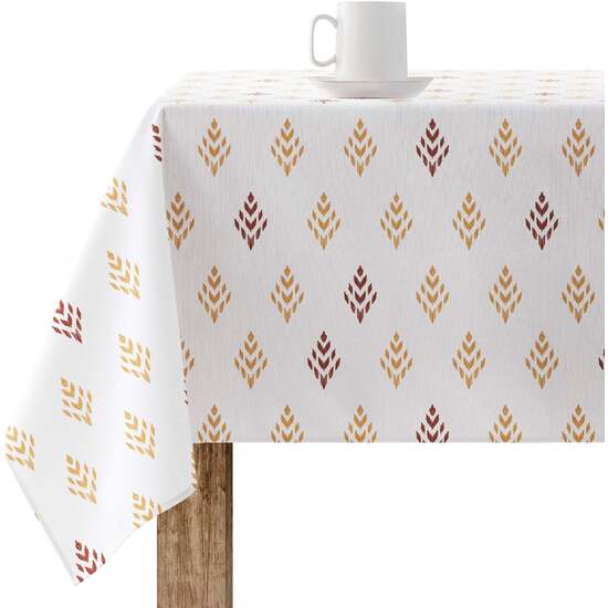 Mantel resinado antimanchas 220-5. Mantel confeccionado con tecnología antimanchas