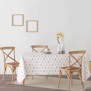 mantiene una flexibilidad que evita que se vuelva completamente rígido. Este mantel es 100% algodón orgánico