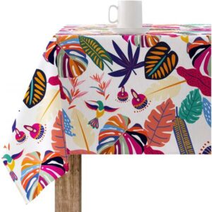 Mantel resinado antimanchas 220-49. Mantel confeccionado con tecnología antimanchas