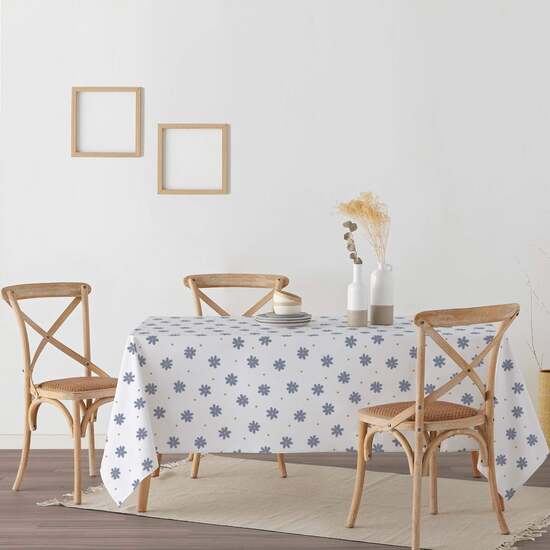 mantiene una flexibilidad que evita que se vuelva completamente rígido. Este mantel es 100% algodón orgánico