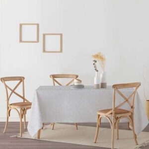 mantiene una flexibilidad que evita que se vuelva completamente rígido. Este mantel es 100% algodón orgánico