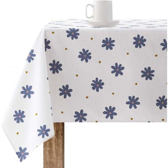 Mantel resinado antimanchas 220-66. Mantel confeccionado con tecnología antimanchas